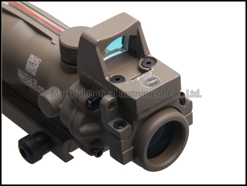 acog type gl 4x32 红光纤 光控 沙色瞄准镜{白盒)