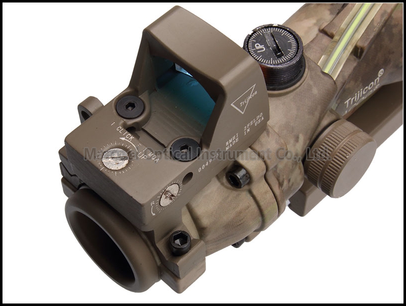 acog type gl 4x32绿光纤 光控 at-fg色瞄准镜(白盒)