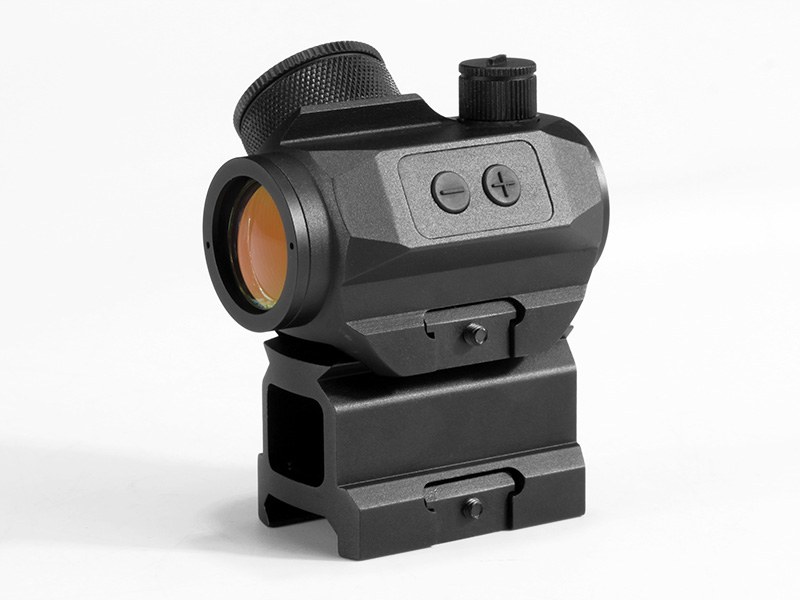 Micro T-1 1x21 Red Dot with Tall Riser in black