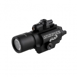 X400 Tactical Torch For Posital  With Red Laser  BK