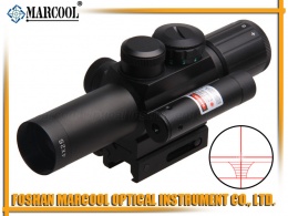 M6 4X25 Riflescope with Red laser sight